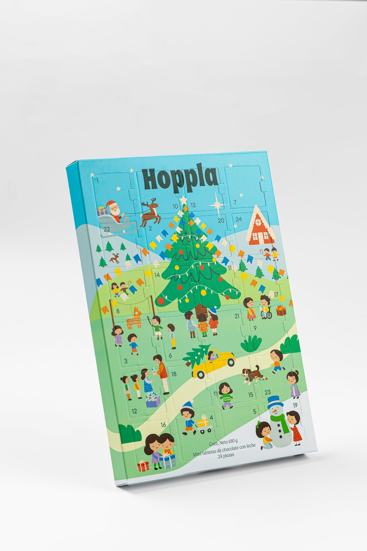 Calendario de Adviento tipo portarretrato